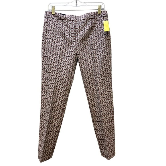 Tory Burch Patterned Trousers Size 6 - Picture 1 of 5